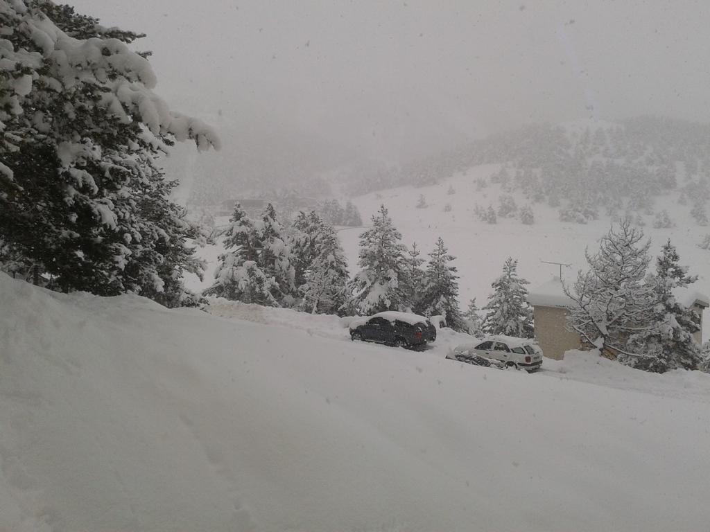Apartment Face Aux Pistes Greolieres les Neiges Esterno foto