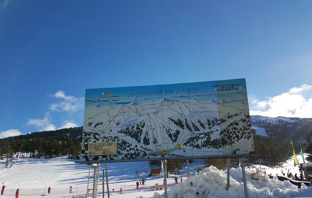 Apartment Face Aux Pistes Greolieres les Neiges Esterno foto